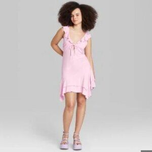 NEW Wild Fable Size XL Handkerchief Hem Fit & Flare Mini Dress